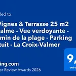 Le Balcon Sur Les Vignes -t3 Standing Dernier Etage - Terrasse Vue Vignes & - 7 Min De La - *